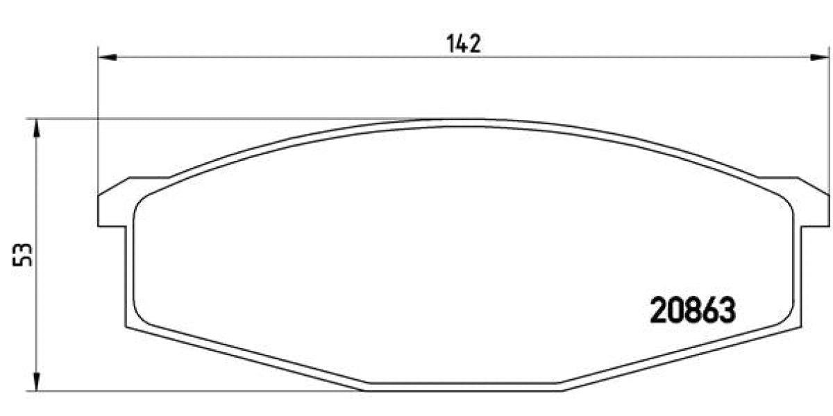 Brake Pads Front Set (Brembo) (P56015)