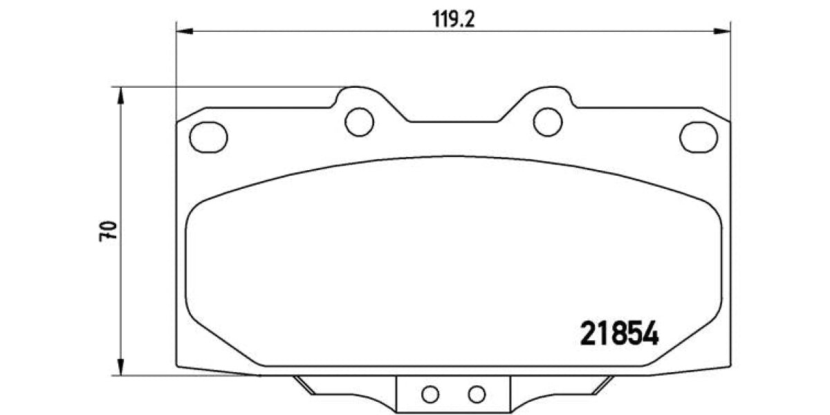 Brake Pads Front Set (Brembo) (P56034)