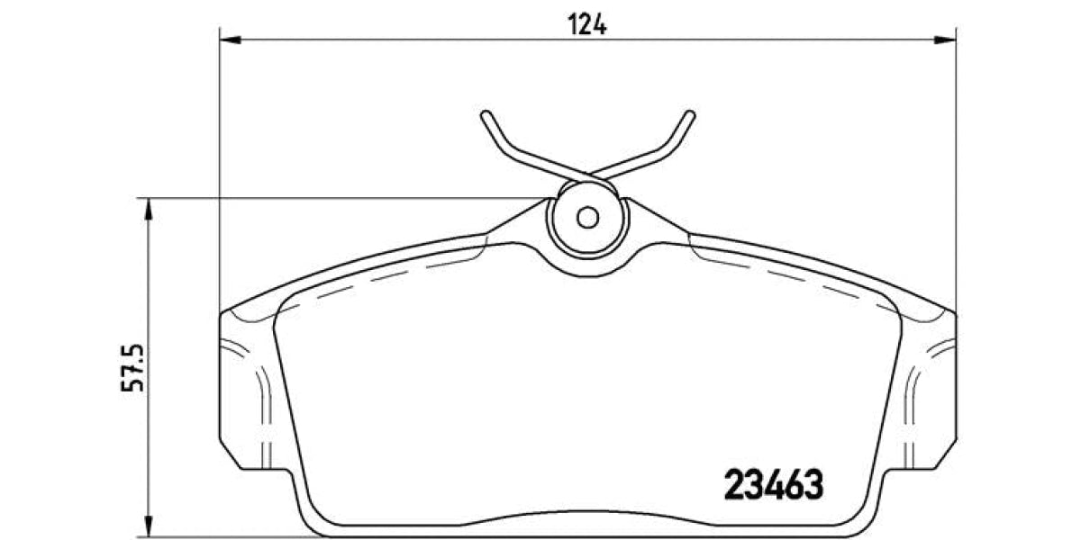 Brake Pads Front Set (Brembo) (P56036)