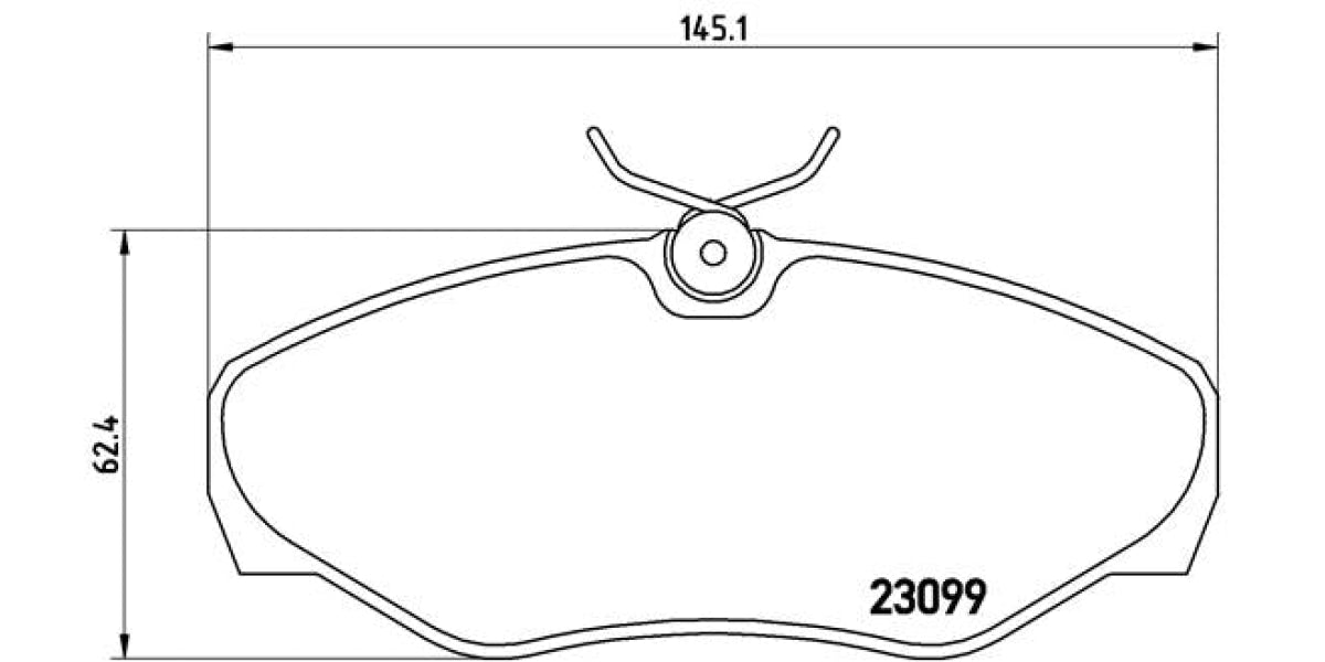 Brake Pads Front Set (Brembo) (P56061)