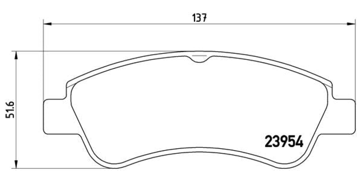 Brake Pads Front Set (Brembo) (P61066)