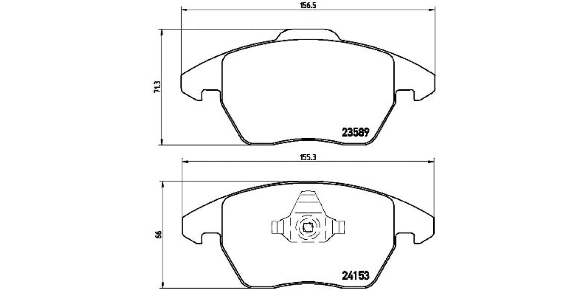 Brake Pads Front Set (Brembo) (P61076)