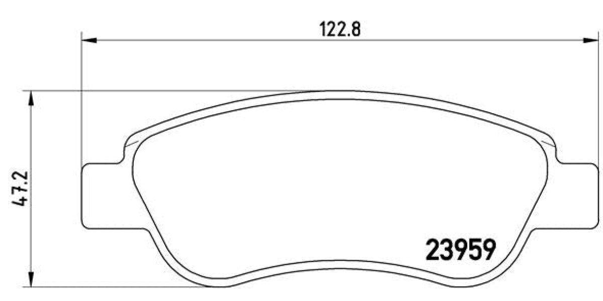 Brake Pads Front Set (Brembo) (P61081)