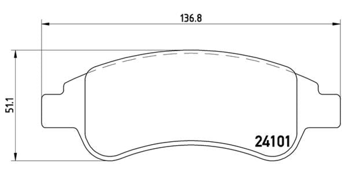 Brake Pads Front Set (Brembo) (P61082)