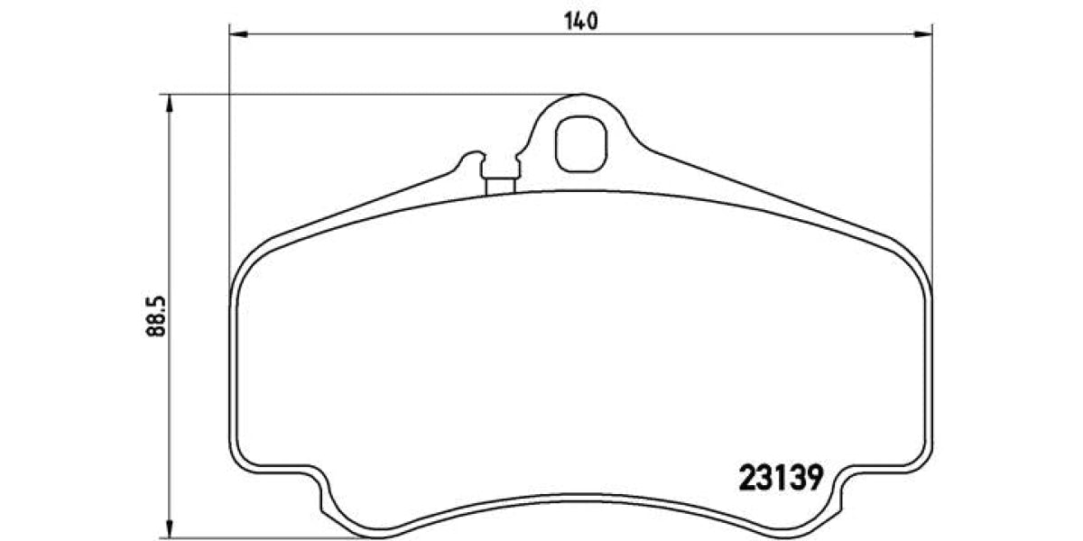 Brake Pads Front Set (Brembo) (P65011)