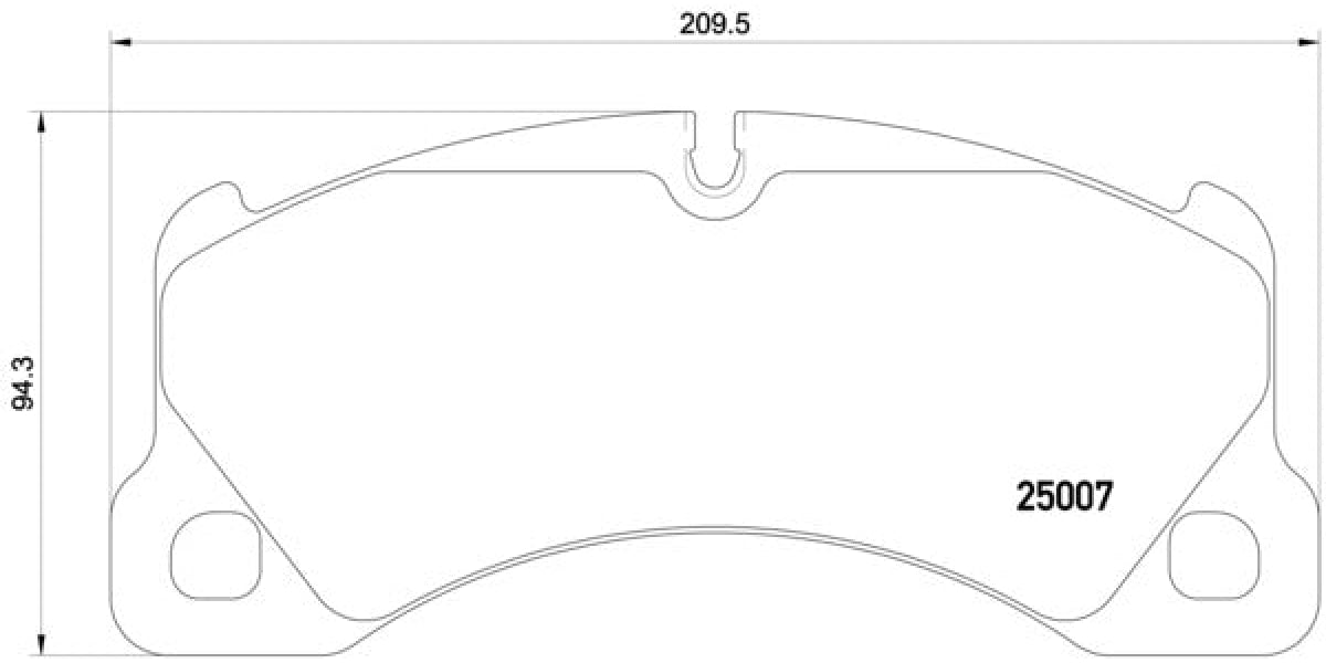 Brake Pads Front Set (Brembo) (P65021)