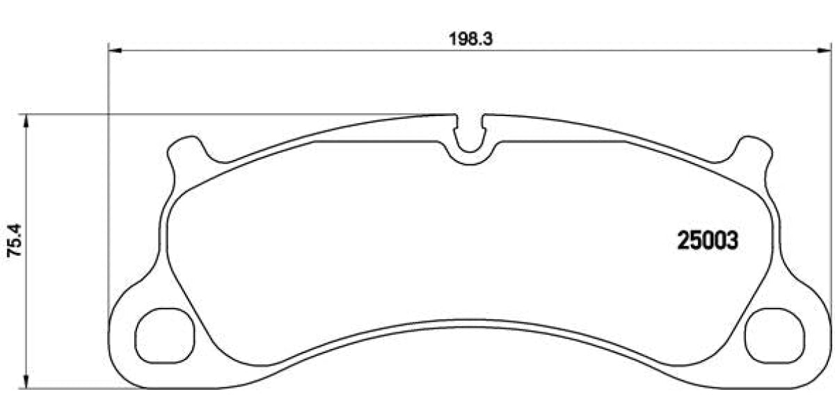 Brake Pads Front Set (Brembo) (P65025)