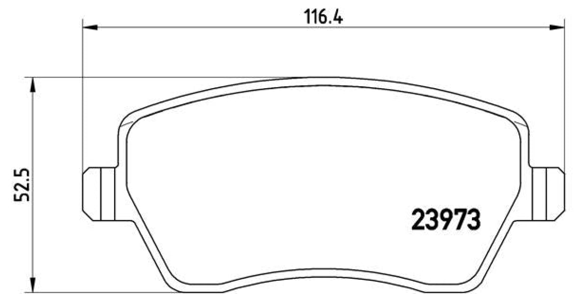 Brake Pads Front Set (Brembo) (P68033)