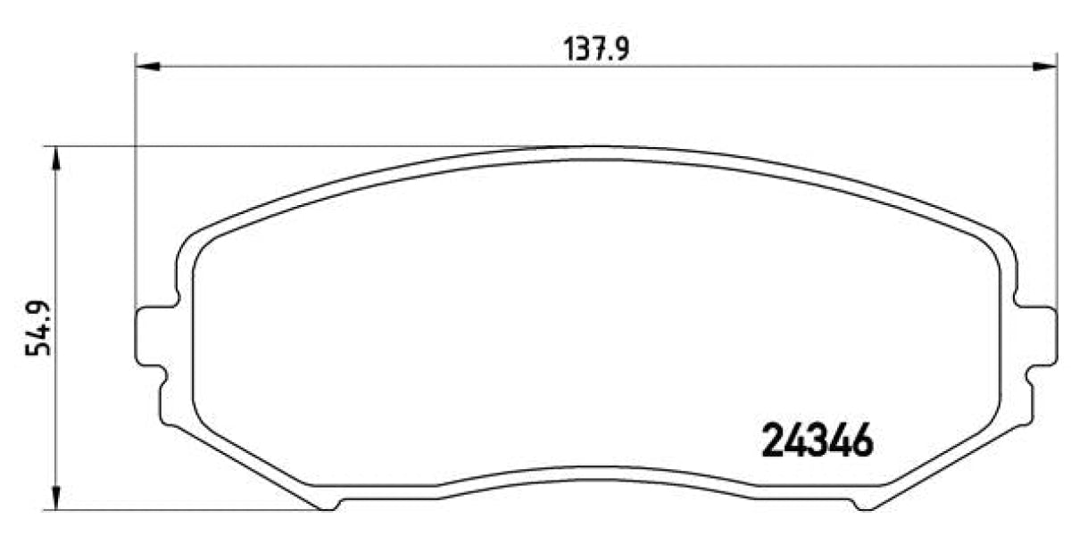 Brake Pads Front Set (Brembo) (P79018)