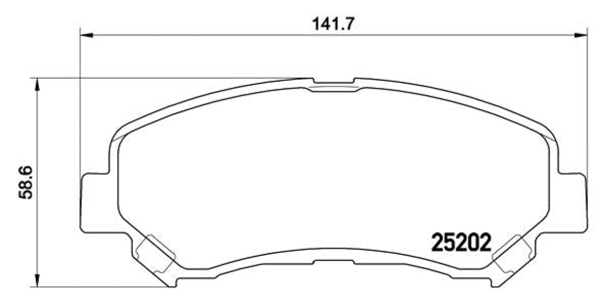 Brake Pads Front Set (Brembo) (P79028)