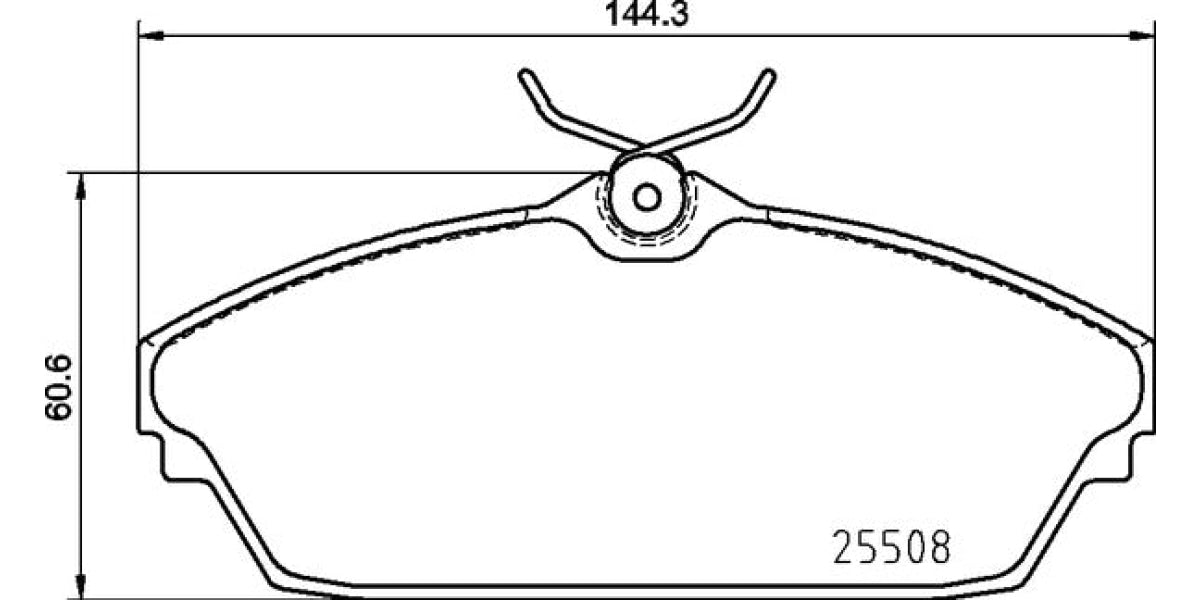 Brake Pads Front Set (Brembo) (P82003)