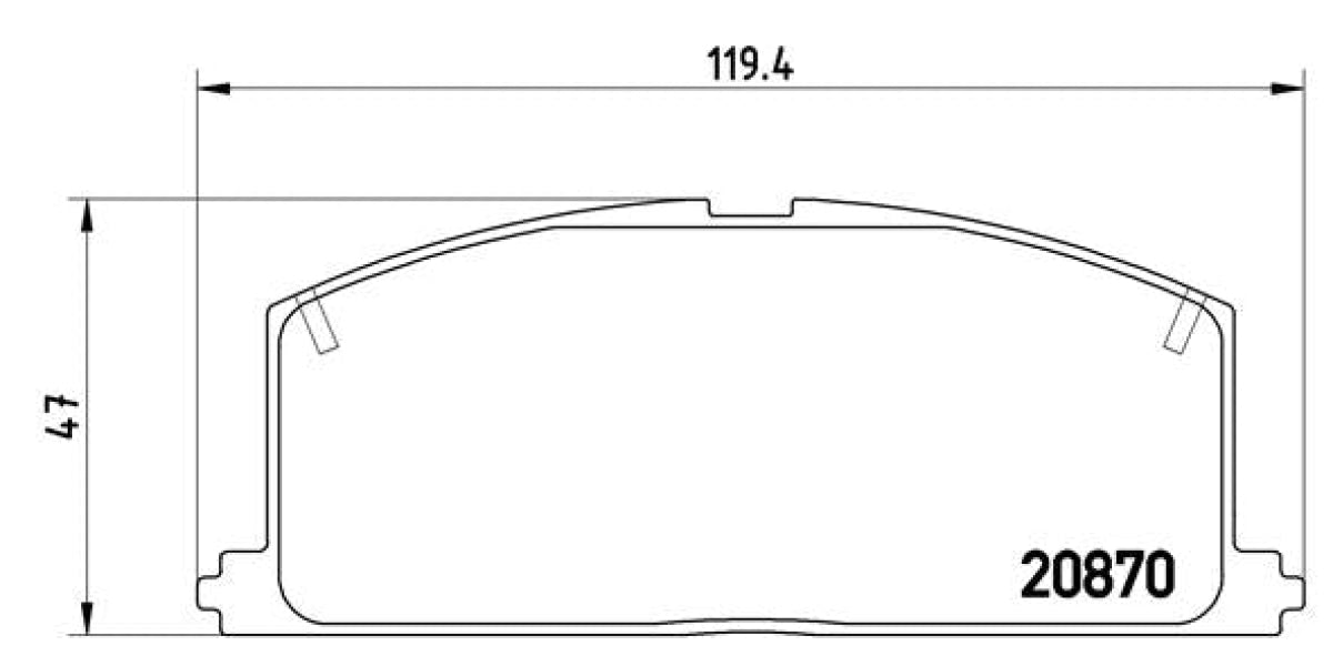 Brake Pads Front Set (Brembo) (P83011)