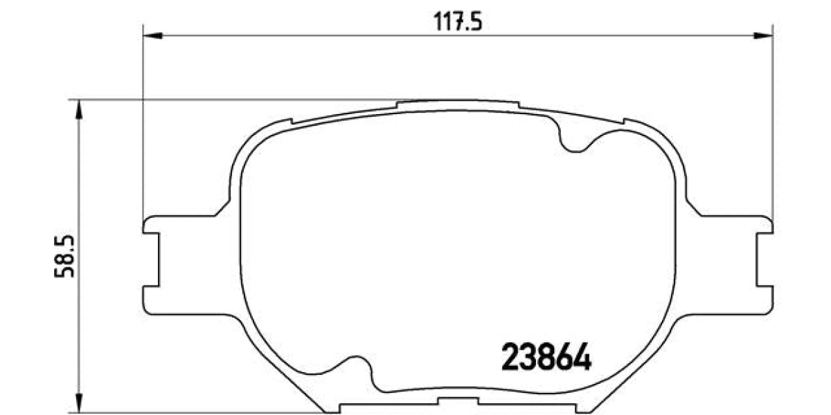 Brake Pads Front Set (Brembo) (P83054)