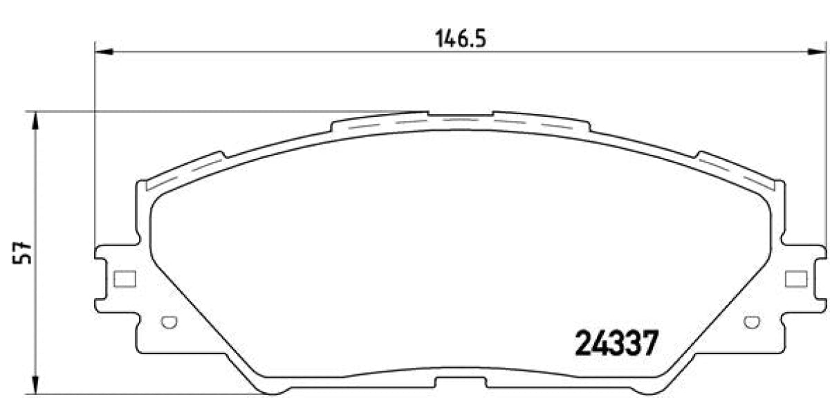 Brake Pads Front Set (Brembo) (P83071)