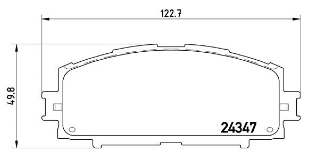 Brake Pads Front Set (Brembo) (P83086)