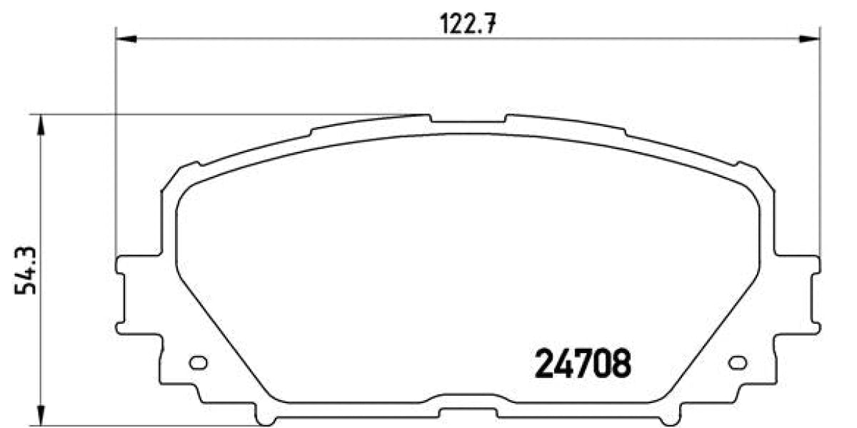 Brake Pads Front Set (Brembo) (P83101)