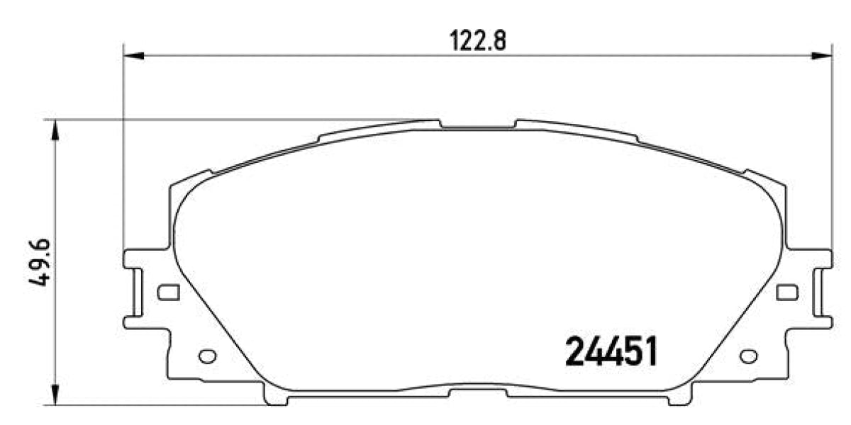 Brake Pads Front Set (Brembo) (P83106)