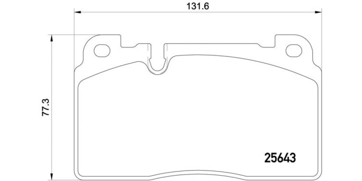 Brake Pads Front Set (Brembo) (P85122)