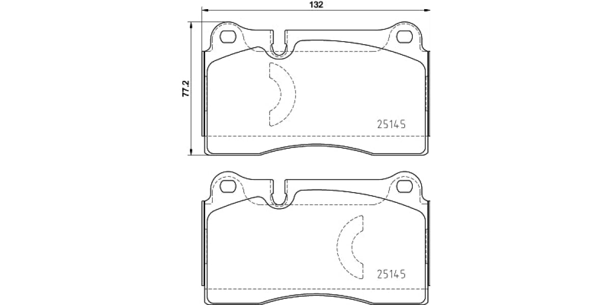 Brake Pads Front Set (Brembo) (P85159)