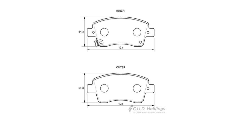 Brake Pads Front Toyota Etios 1500 2Nr Fe D3942S R846