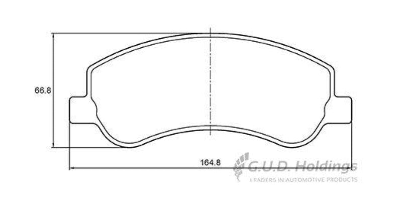 Brake Pads Front Vw Amarok 2.0Tsi/2.0Tdi/Bitdi 3.0Tdi (2010-) (SAFELINE D3789S)