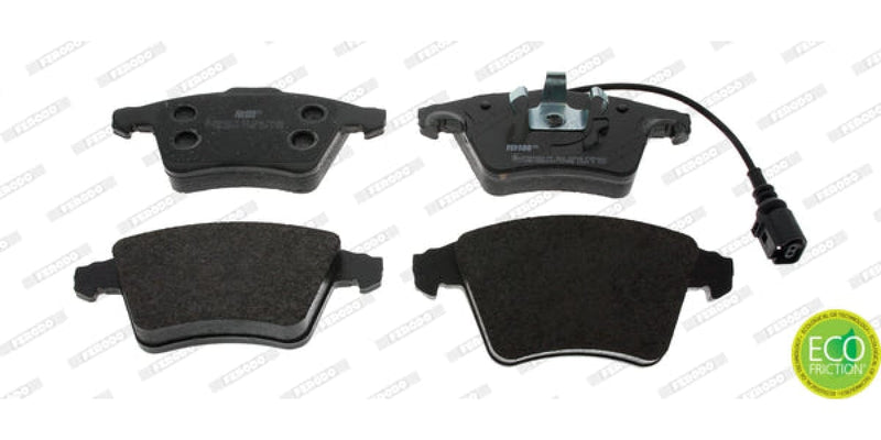 Brake Pads Front Vw Kmobi T5 (10-) T6 (16-) Transporter (05-) (Ferodo Fvr1642)