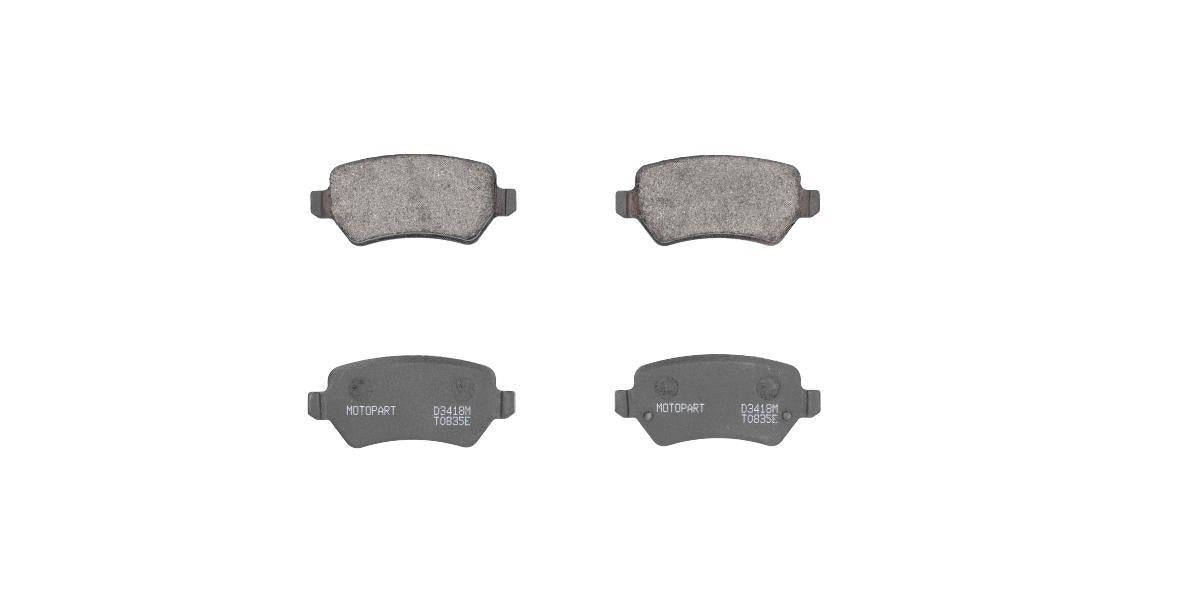 Brake Pads Opel Astra,Meriva,Zafira D3418M -Modern Auto Parts