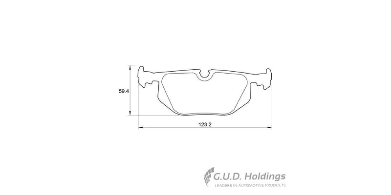 Brake Pads Rear Bmw 850I,Ci [E31] Bmw M5 [E34] 90-95 (SAFELINE D3093S)