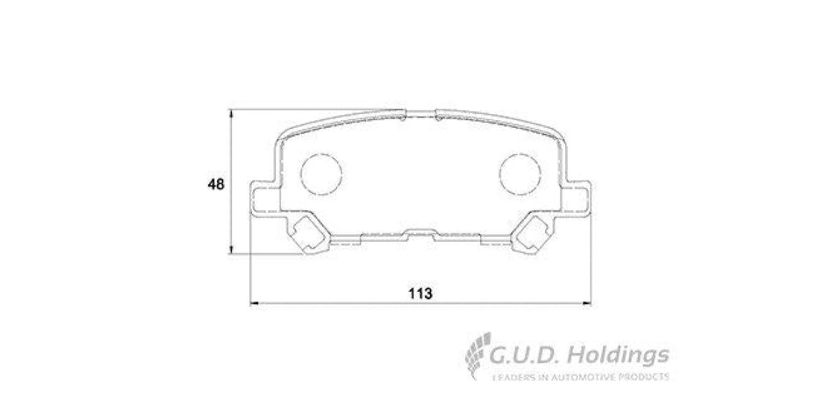 Brake Pads Rear Chev Trailblazer (2012-) Isuzu Mu-X 4X2,4X4 (18-) Toyota Quantum 2.8Gl (19-) (SAFELINE D4146S)