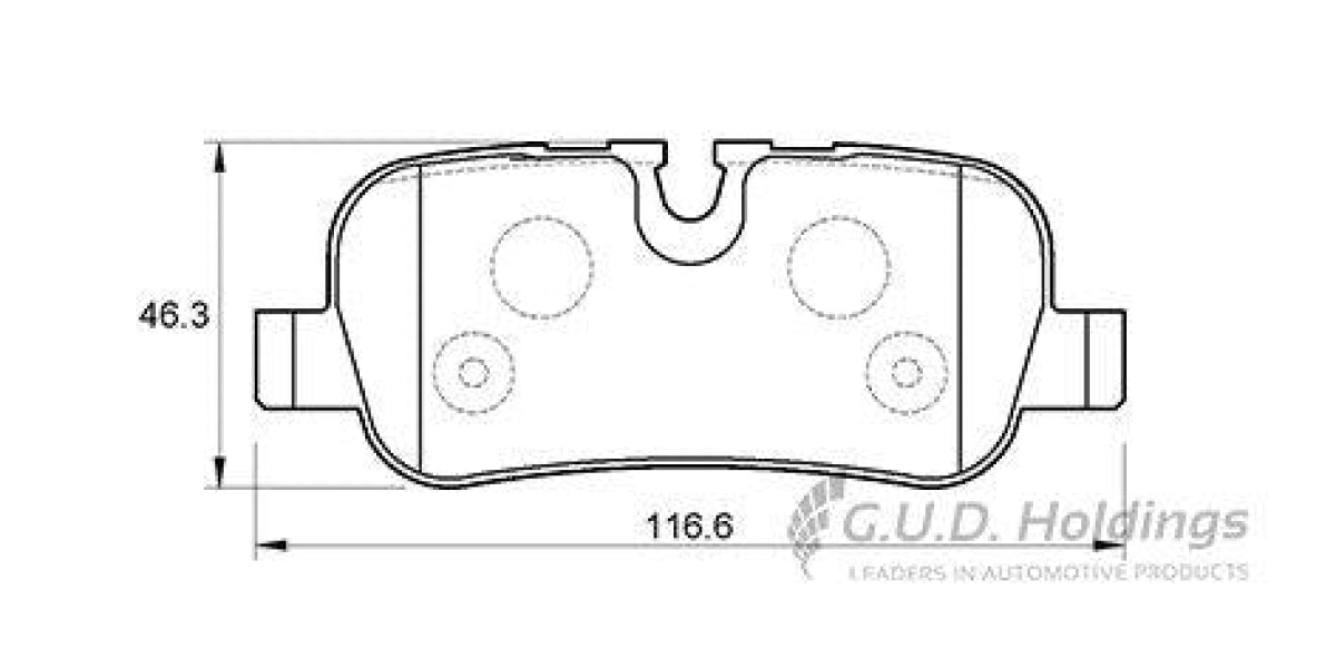 Brake Pads Rear Land Rover Discovery [3] 05-09 (SAFELINE D3638S)