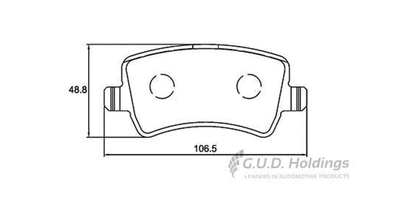 Brake Pads Rear Land Rover Evoque 2.0,2.2 (12-) Freelander [2] (06-) Volvo S60 [2] (10-) S80 [2] (06-) V60,Xc60,Xc70 (SAFELINE D3674S)