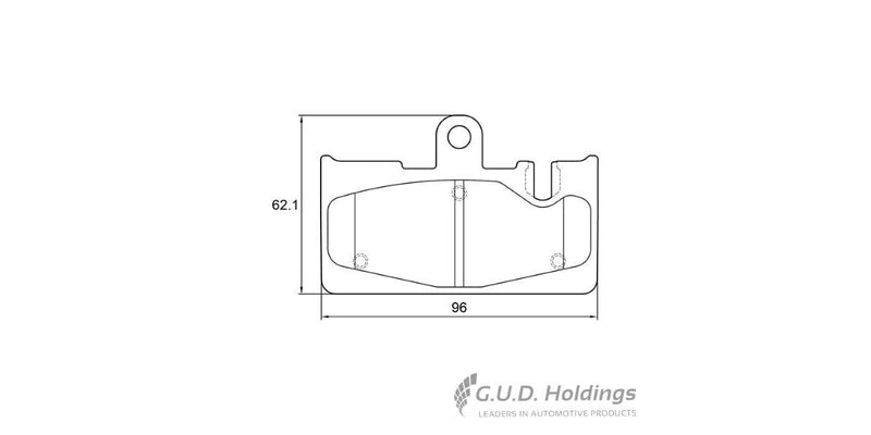 Brake Pads Rear Lexus Ls430 (2001-2005) (SAFELINE D3887S)