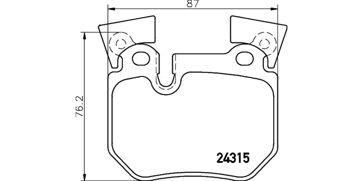 Brake Pads Rear Set (Brembo) (P06059)