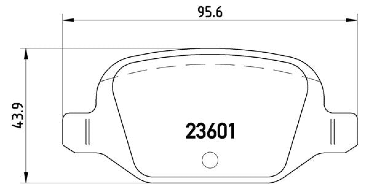 Brake Pads Rear Set (Brembo) (P23064)