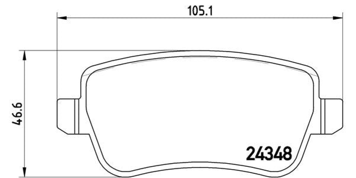 Brake Pads Rear Set (Brembo) (P23101)