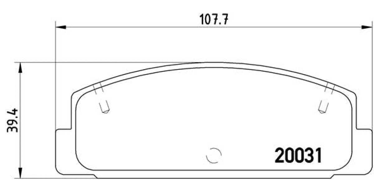 Brake Pads Rear Set (Brembo) (P49037)