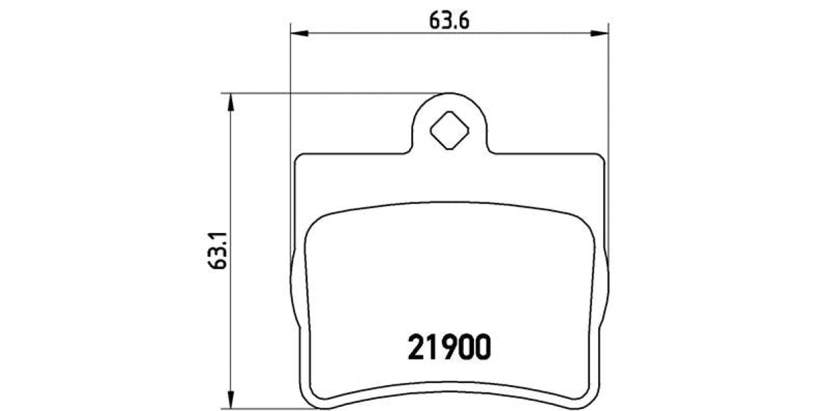 Brake Pads Rear Set (Brembo) (P50024)