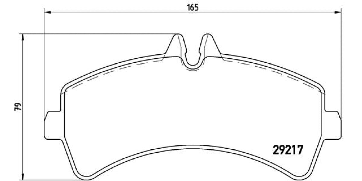 Brake Pads Rear Set (Brembo) (P50060)