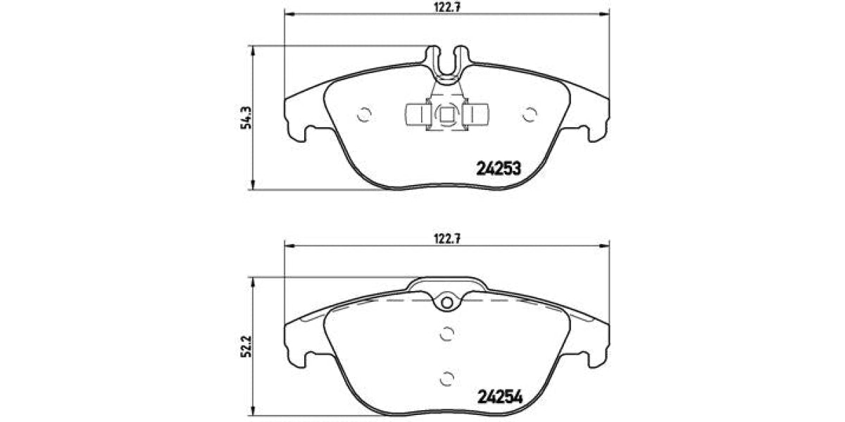 Brake Pads Rear Set (Brembo) (P50068)