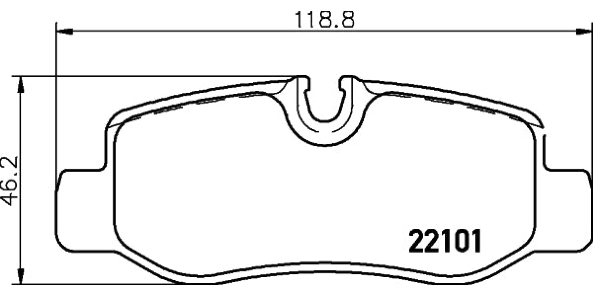 Brake Pads Rear Set (Brembo) (P50126)