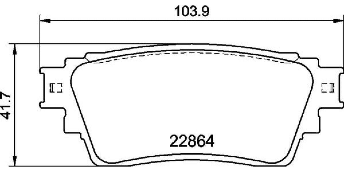 Brake Pads Rear Set (Brembo) (P54063)