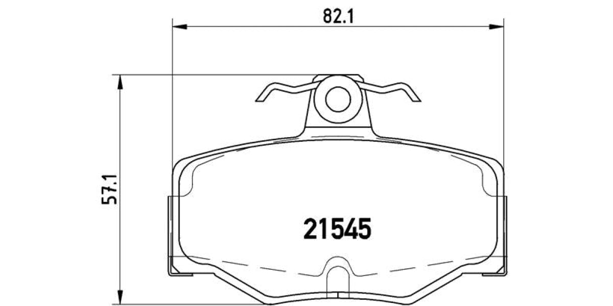 Brake Pads Rear Set (Brembo) (P56024)