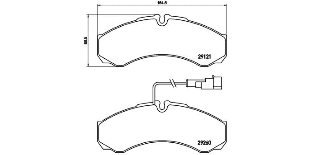 Brake Pads Rear Set (Brembo) (P56069)