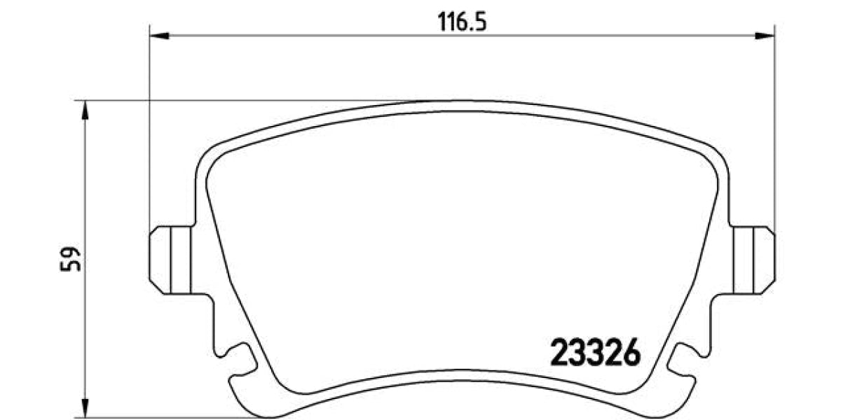 Brake Pads Rear Set (Brembo) (P85064)