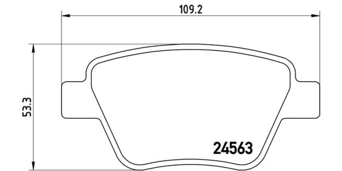 Brake Pads Rear Set (Brembo) (P85114)