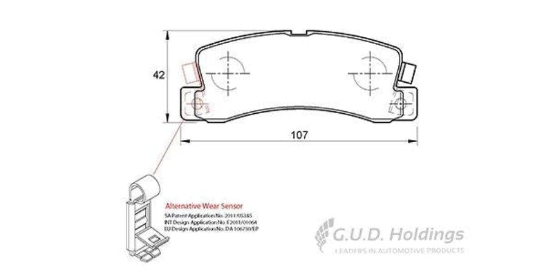 Brake Pads Rear Toyota Camry 92-01 Corolla (97-02) Lexus Rx400H (04-08) (SAFELINE D972S)