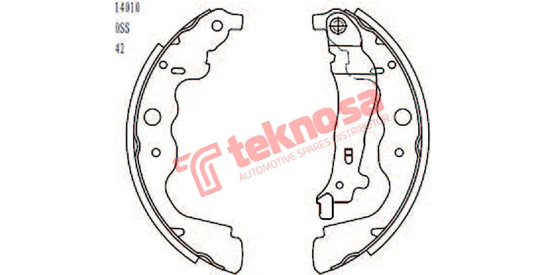 Brake Shoes Nissan Np200 2008-2019