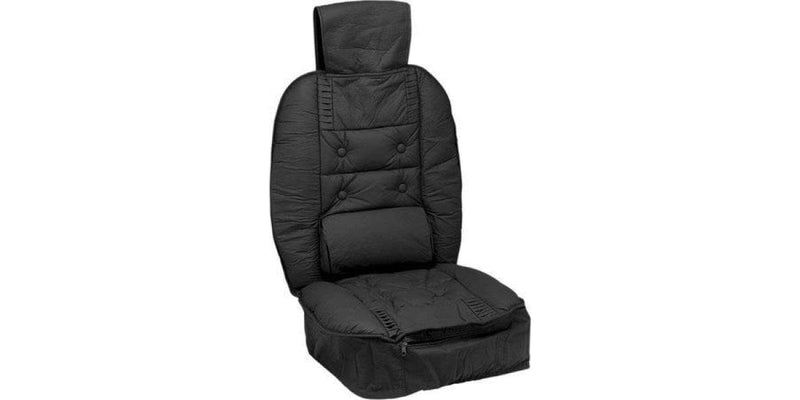 Car Seat Cover Deluxe Cushion 1Pc CS05BK -Modern Auto Parts!