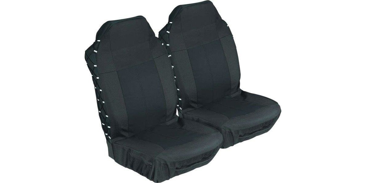 Car Seat Cover Car Front Seat Cover Set Black Explorer 2Pc SA303 -Modern Auto Parts!