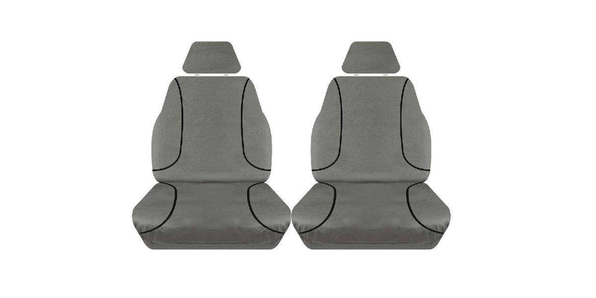 Car Seat Cover Outer Limit 11 Piece Grey Toyota Hilux Double Cab Seat Cover Set 2010-2016+ SCCTD2 -Modern Auto Parts!